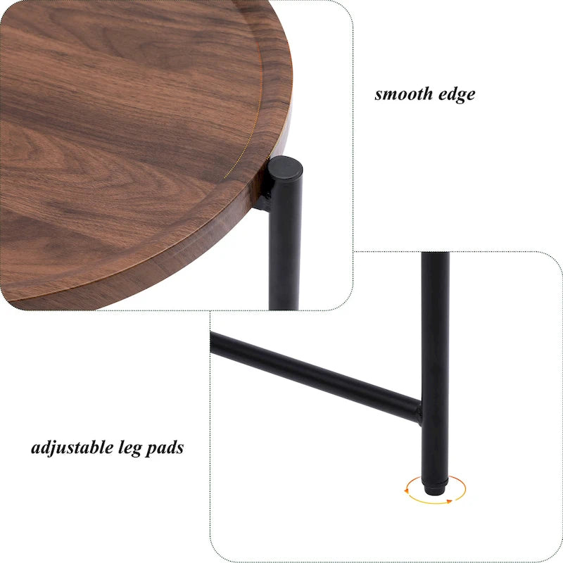 Petite table d'appoint en bois