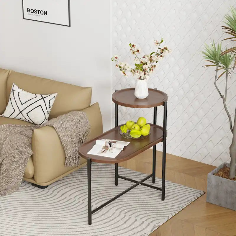 Petite table d'appoint en bois