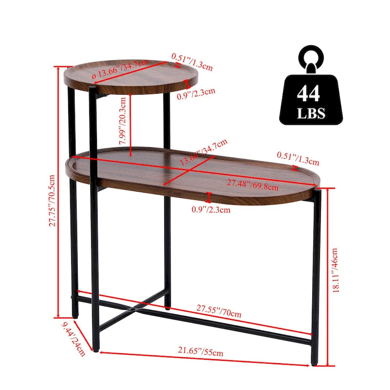 Petite table d'appoint en bois
