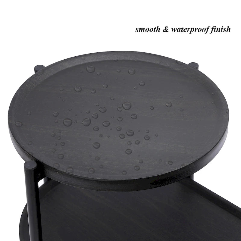 Petite table d'appoint en bois