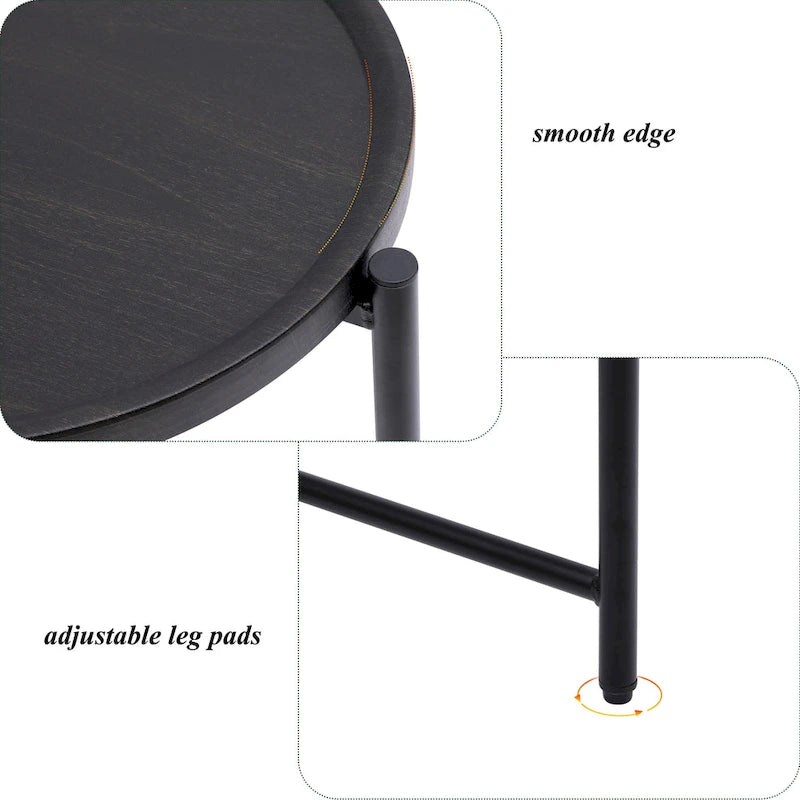 Petite table d'appoint en bois