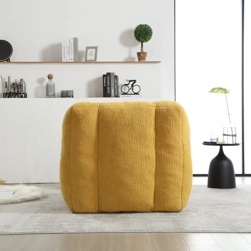 Fauteuil paresseux ultra doux avec mousse à mémoire de forme et ottoman