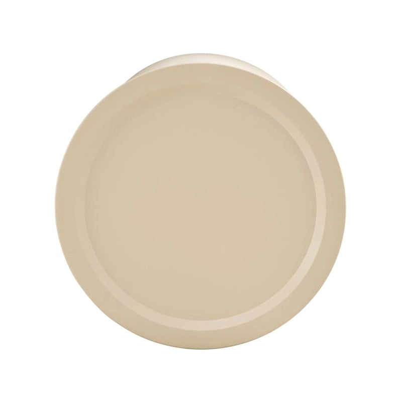 Tables basses gigognes rondes avec cadre en métal (lot de 2)
