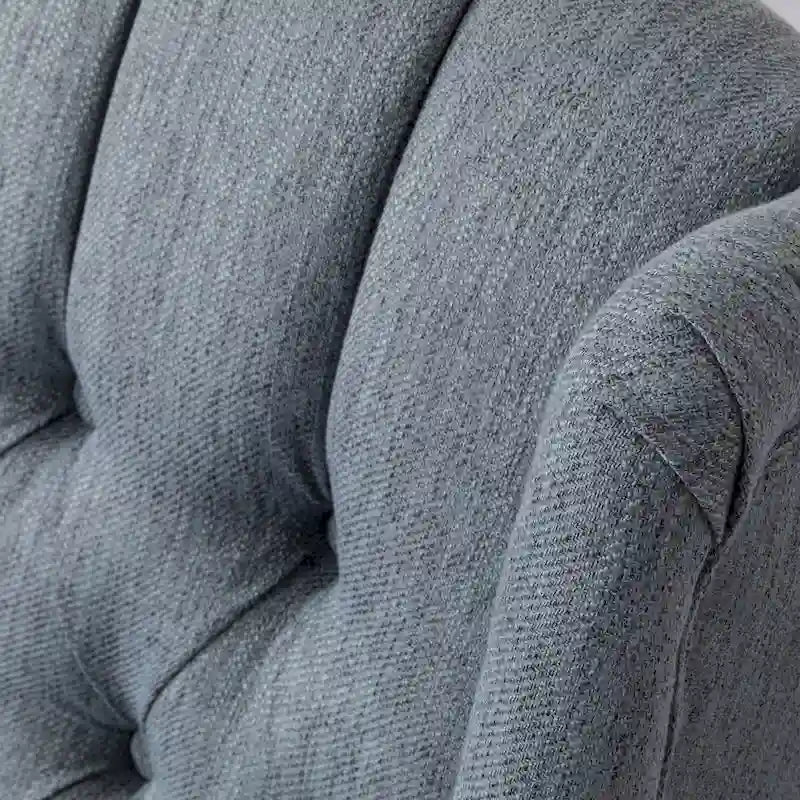 Fauteuil inclinable manuel au design classique avec pivotant à 360 degrés, fauteuil de relaxation pour le salon
