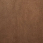 Banc d'appoint en cuir marron 55L x 16W avec base en métal noir - 55,0L x 16,0W x 19,0H