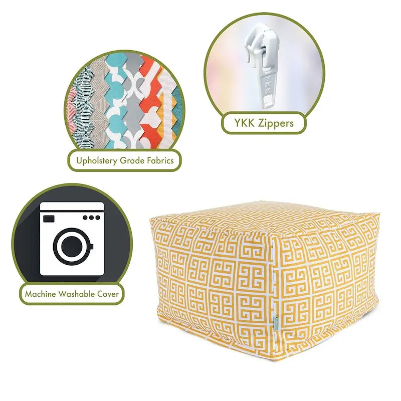 Poufs/Ottomans Tours Intérieur/Extérieur 27 po L x 27 po l x 17 po H