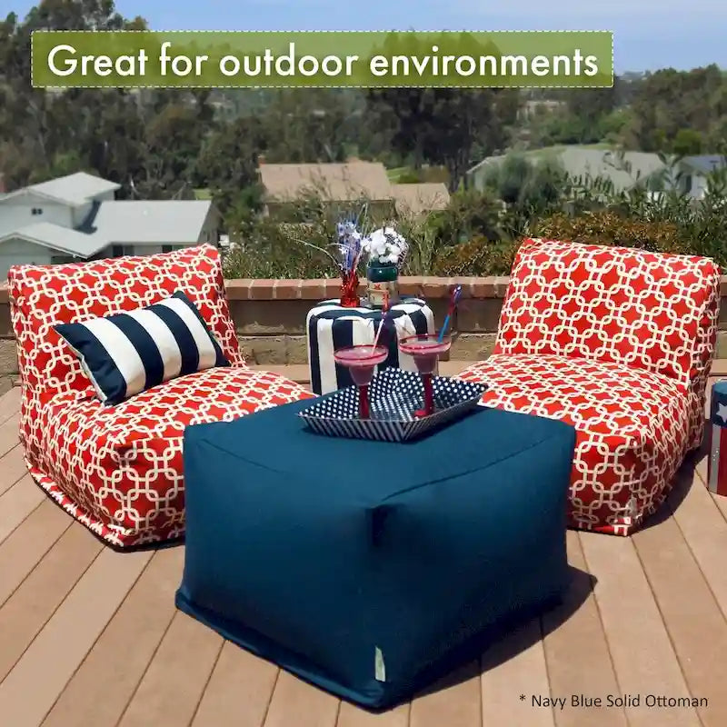 Poufs/Ottomans Tours Intérieur/Extérieur 27 po L x 27 po l x 17 po H