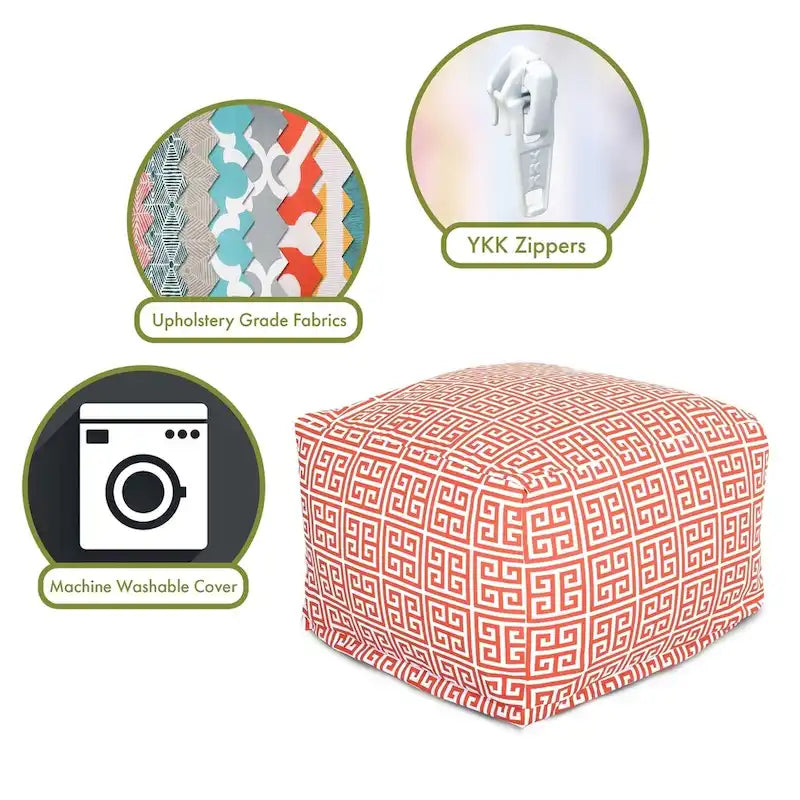 Poufs/Ottomans Tours Intérieur/Extérieur 27 po L x 27 po l x 17 po H