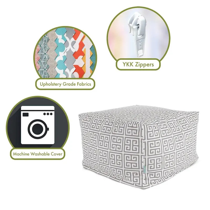Poufs/Ottomans Tours Intérieur/Extérieur 27 po L x 27 po l x 17 po H