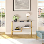 Console effet laiton