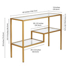 Console effet laiton