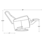 Fauteuil inclinable Fauteuil à bascule Fauteuil inclinable pivotant Fauteuil d'appoint