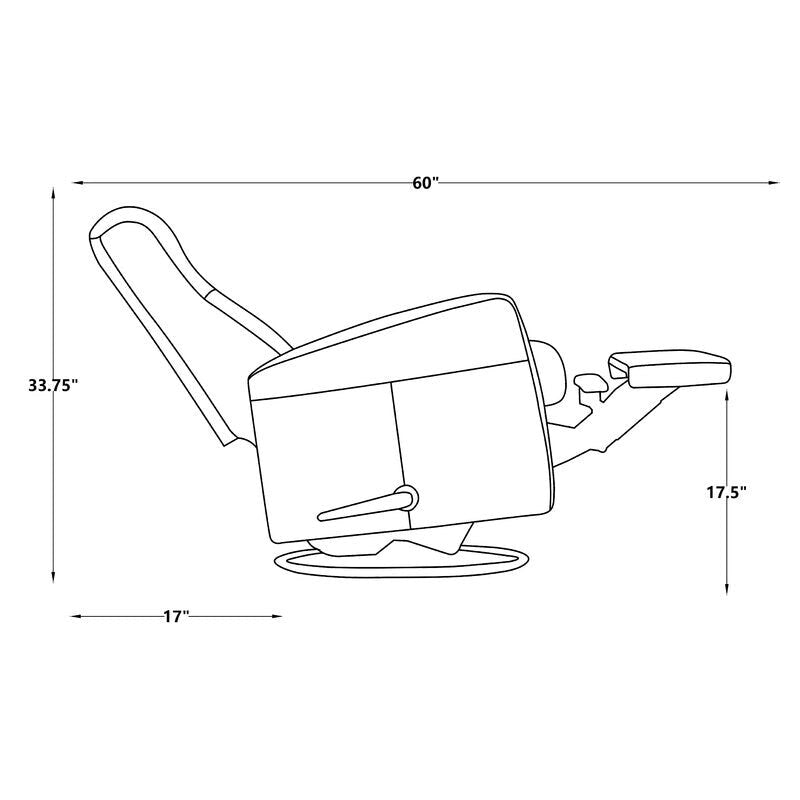 Fauteuil inclinable Fauteuil à bascule Fauteuil inclinable pivotant Fauteuil d'appoint