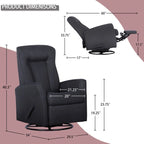Fauteuil inclinable Fauteuil à bascule Fauteuil inclinable pivotant Fauteuil d'appoint