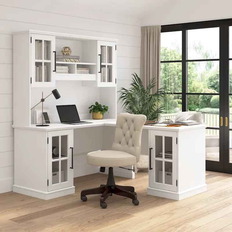 Retour de bureau de 42 po avec rangement par