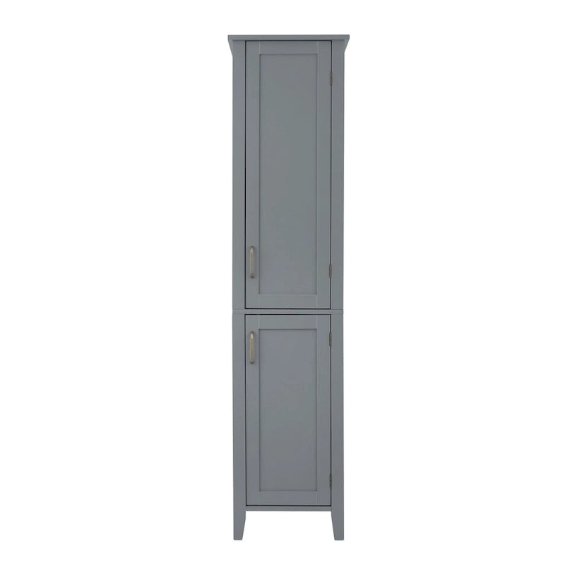 Colonne de salle de bain en bois sur pied