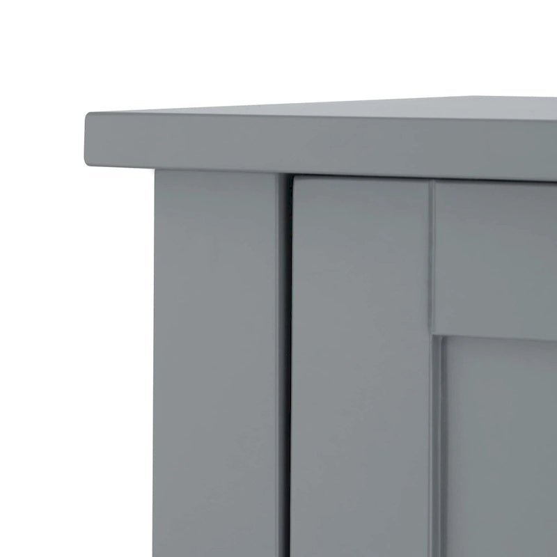 Colonne de salle de bain en bois sur pied