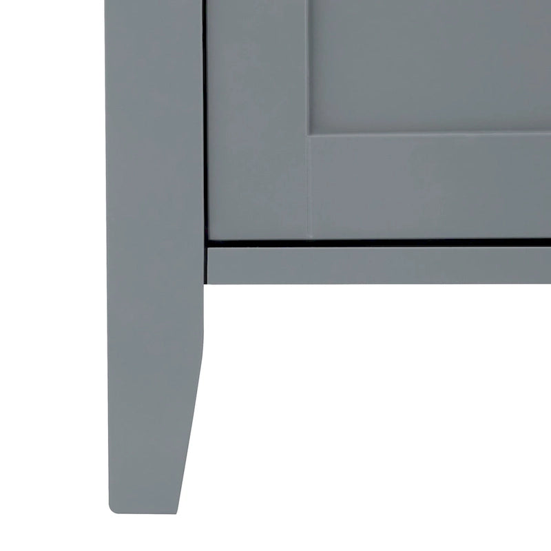 Colonne de salle de bain en bois sur pied
