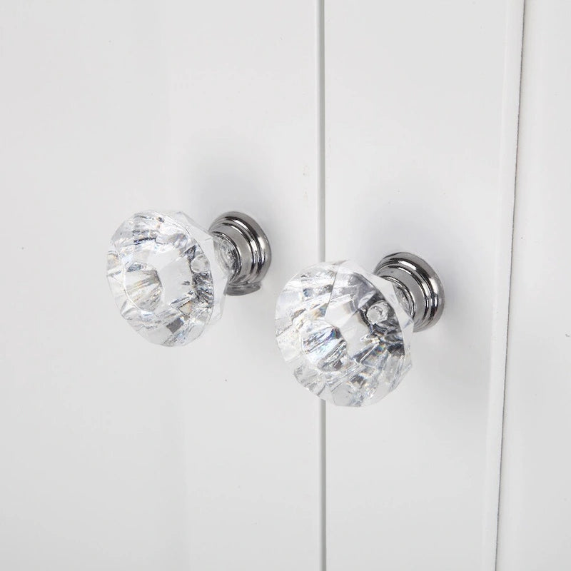 68FCH Meuble WC double porte - Blanc
