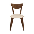 Chaises de salle à manger ajourées couleur havane et marron (lot de 6)