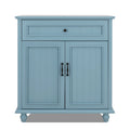 Buffet bahut de rangement pour cuisine avec tiroirs et portes, table console