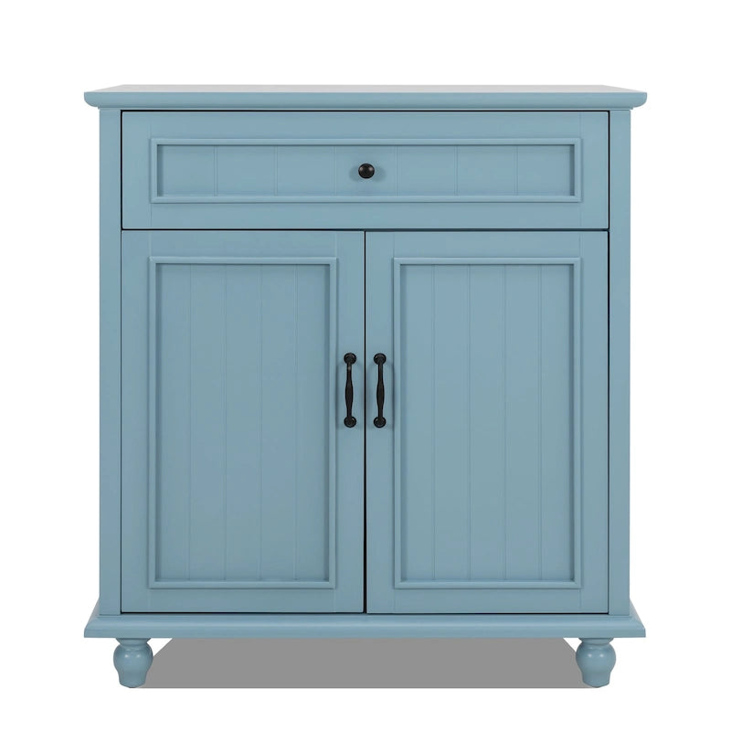 Buffet bahut de rangement pour cuisine avec tiroirs et portes, table console