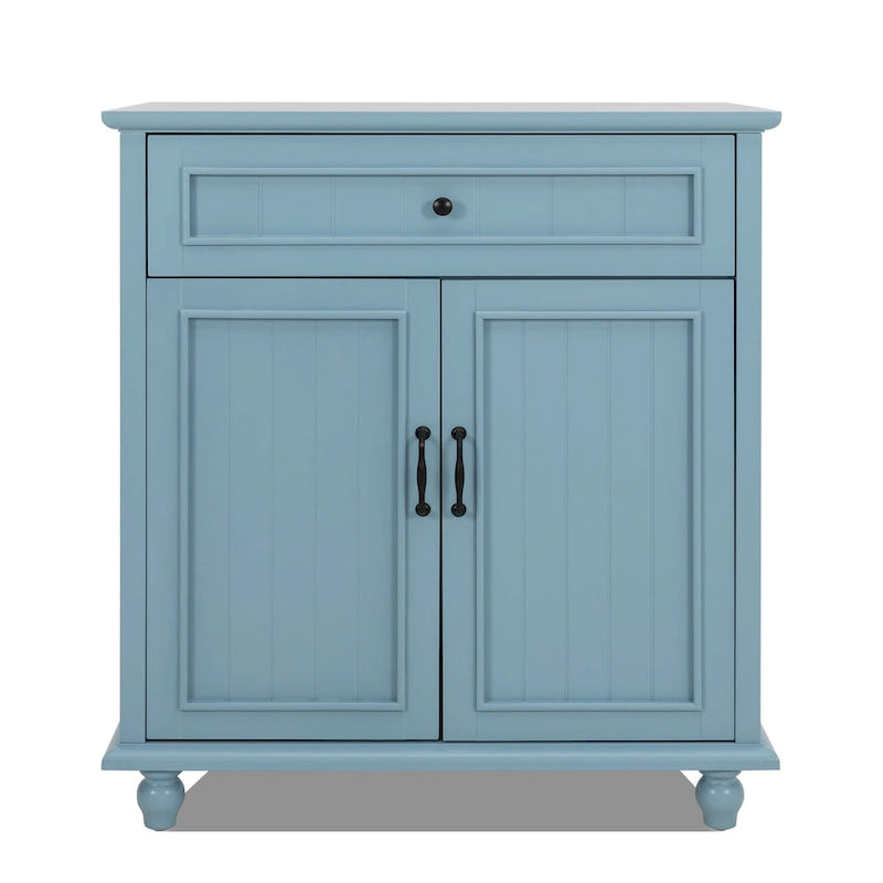 Buffet bahut de rangement pour cuisine avec tiroirs et portes, table console