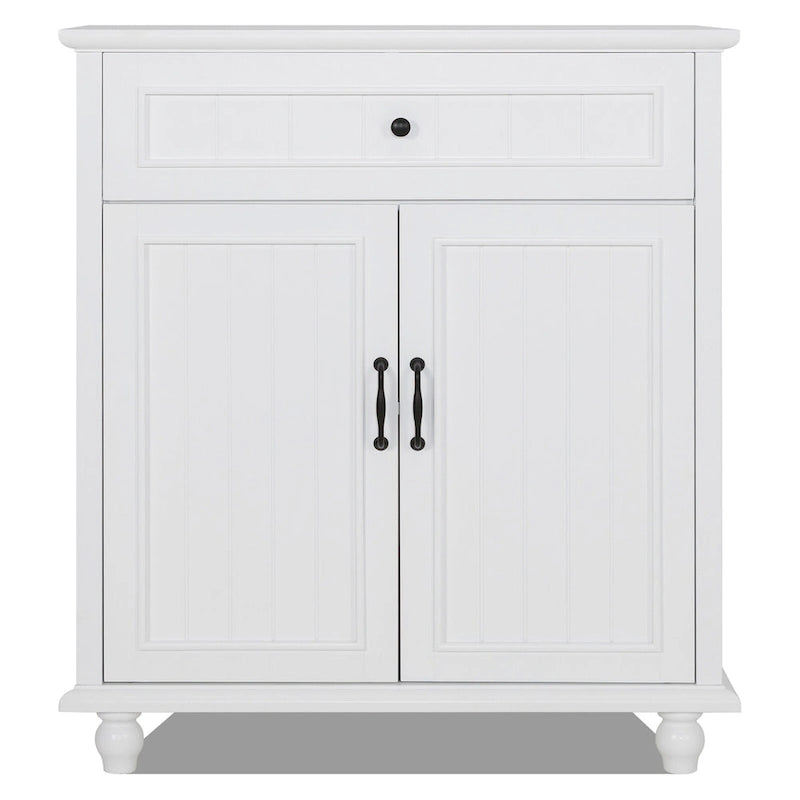 Buffet bahut de rangement pour cuisine avec tiroirs et portes, table console