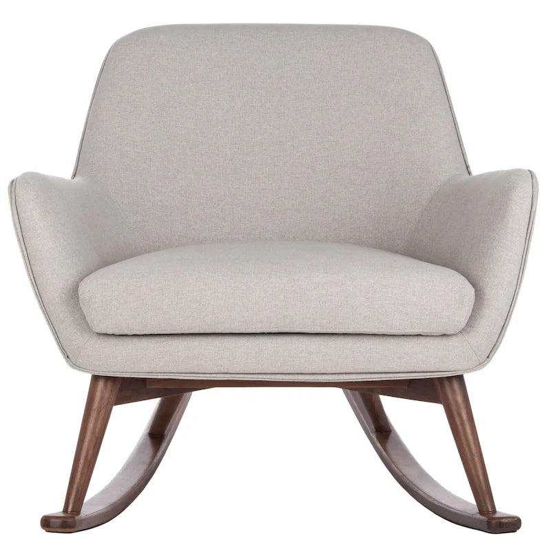 Fauteuil à bascule couture du milieu du siècle - 32L x 37P x 32H
