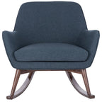 Fauteuil à bascule couture du milieu du siècle - 32L x 37P x 32H