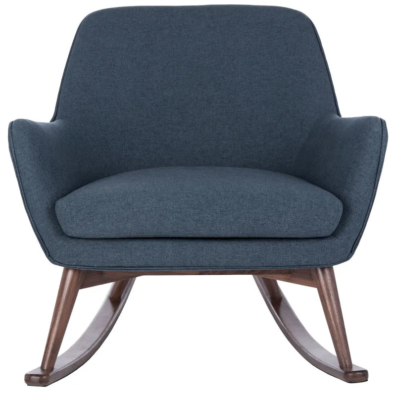 Fauteuil à bascule couture du milieu du siècle - 32L x 37P x 32H