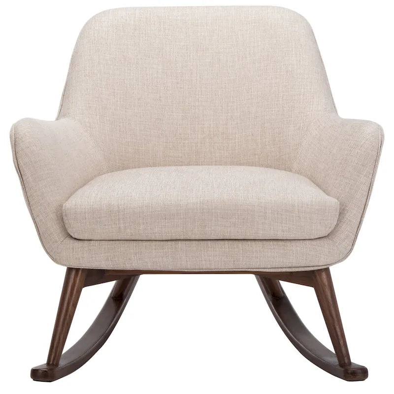 Fauteuil à bascule couture du milieu du siècle - 32L x 37P x 32H