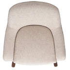 Fauteuil à bascule couture du milieu du siècle - 32L x 37P x 32H