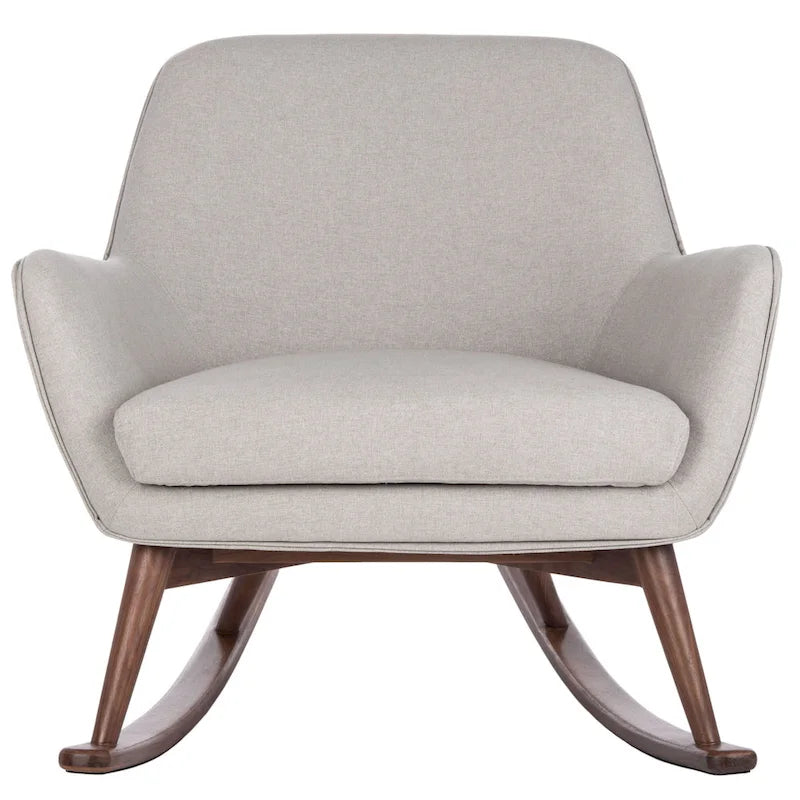 Fauteuil à bascule couture du milieu du siècle - 32L x 37P x 32H