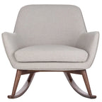 Fauteuil à bascule couture du milieu du siècle - 32L x 37P x 32H