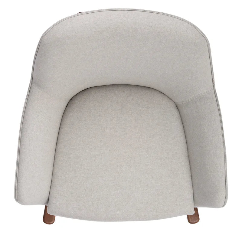 Fauteuil à bascule couture du milieu du siècle - 32L x 37P x 32H