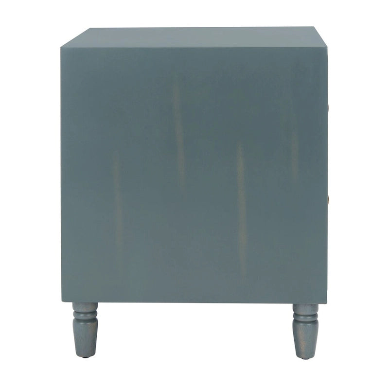 Table de chevet à 2 tiroirs - 22 x 22 x 26 - 22Lx22Px26H