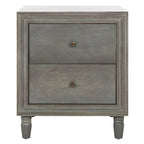 Table de chevet à 2 tiroirs - 22 x 22 x 26 - 22Lx22Px26H