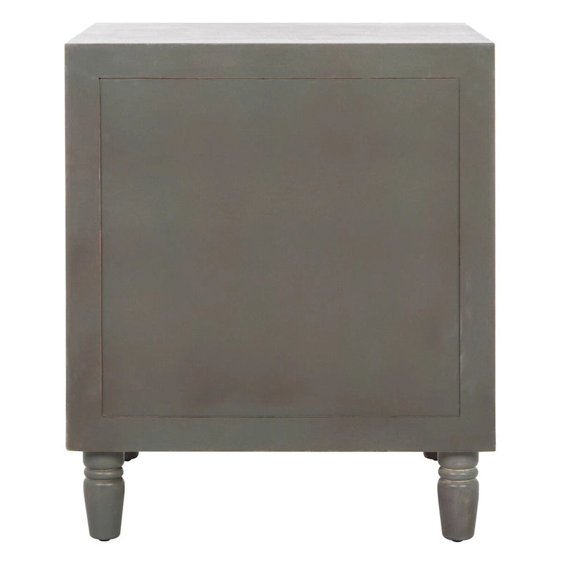 Table de chevet à 2 tiroirs - 22 x 22 x 26 - 22Lx22Px26H