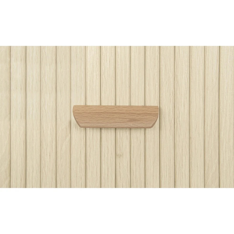 Meuble d'appoint avec portes tambours coulissantes en douceur