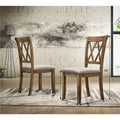 Lot de 2 chaises de salle à manger rembourrées