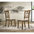 Lot de 2 chaises de salle à manger rembourrées