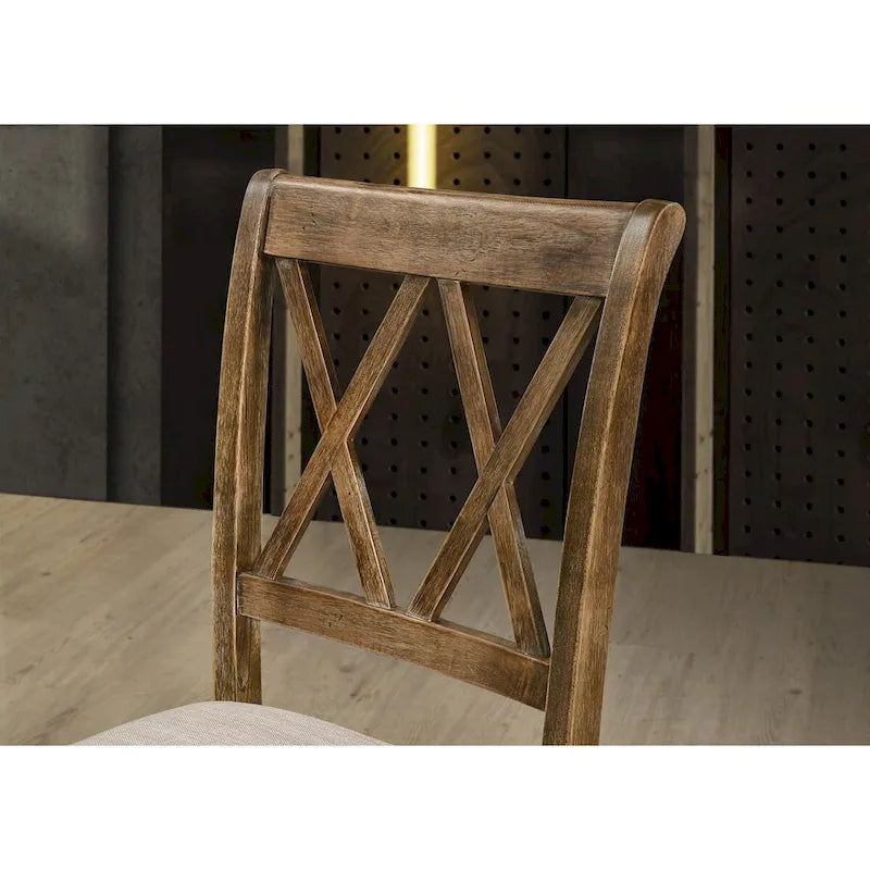 Lot de 2 chaises de salle à manger rembourrées