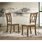 Lot de 2 chaises de salle à manger rembourrées