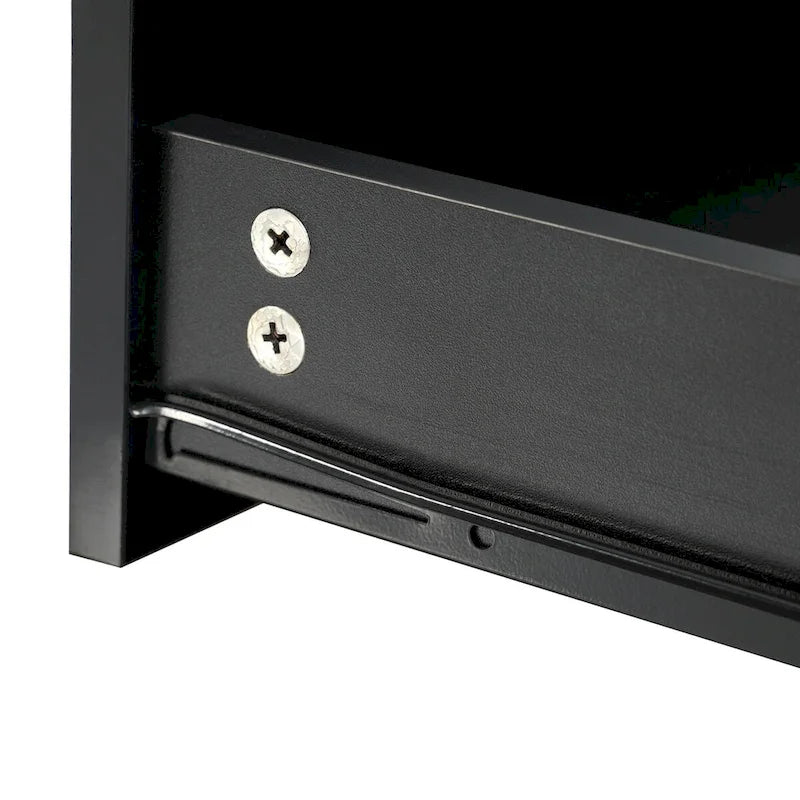 Table basse carrée rotative à 360° avec 2 tiroirs