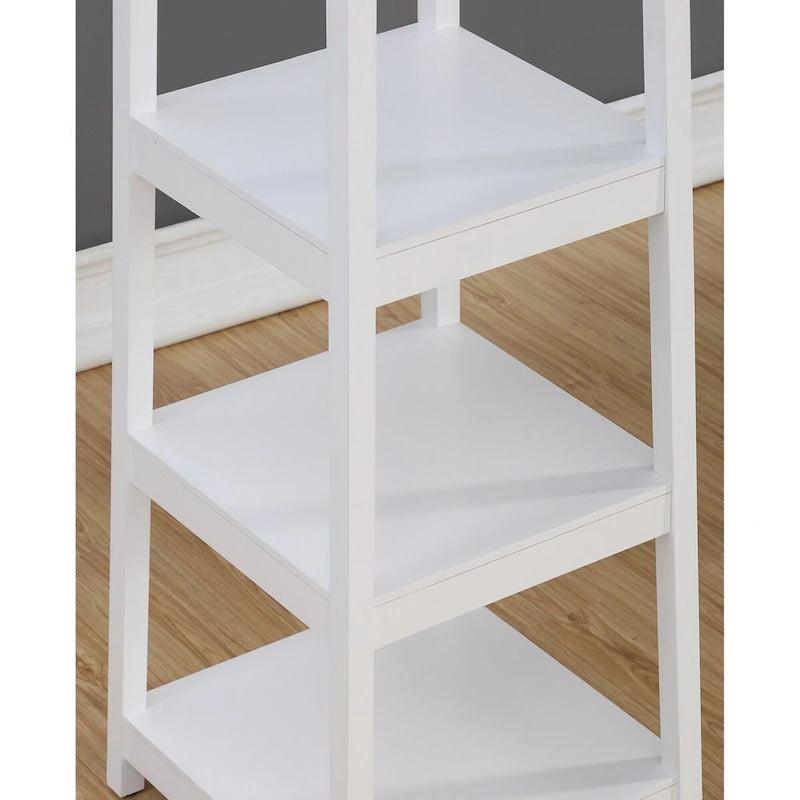Portemanteau en bois avec étagères de rangement à 3 niveaux
